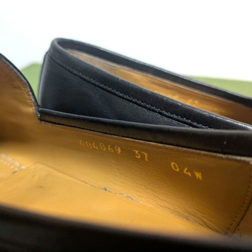 美品　GUCCI　ホースビットローファー　ヨルダーン　黒　37