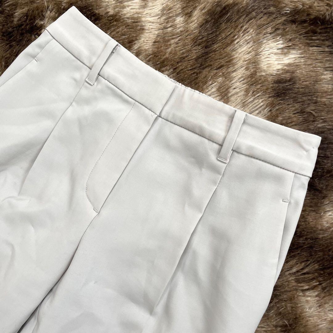 プラステ ノーカラー パンツ スーツ セットアップ 洗える 近年モデル