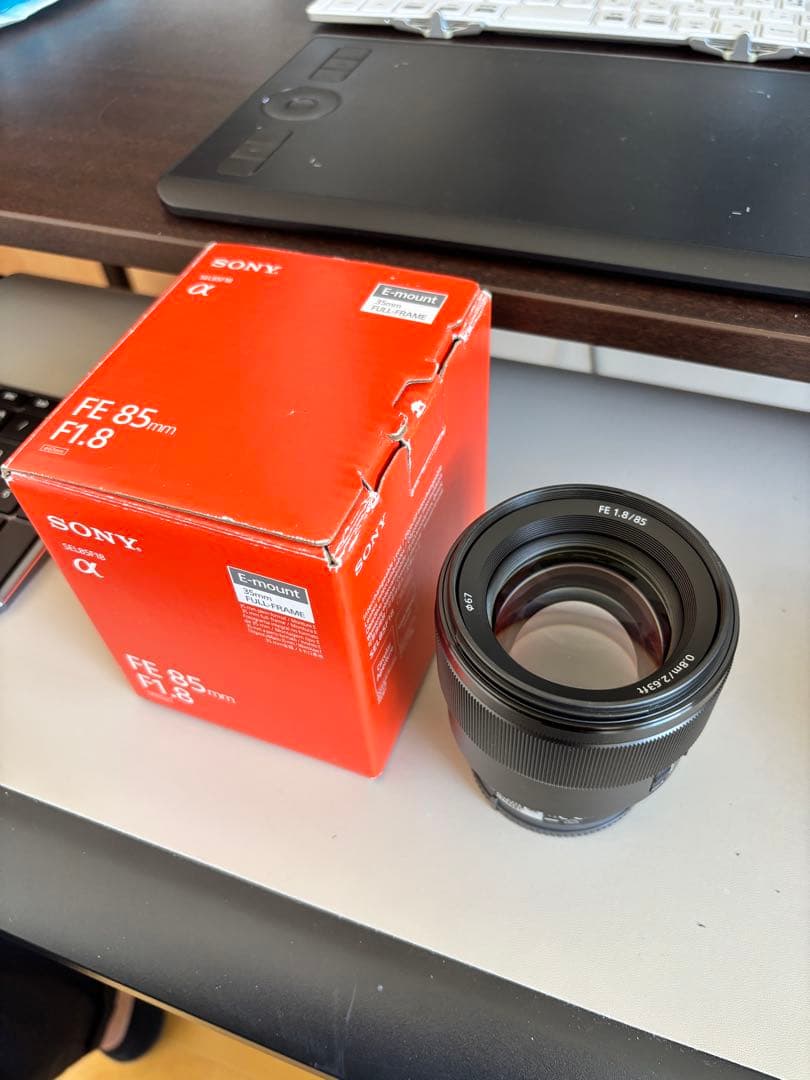 美品　SONY FE 85mm F1.8 純正レンズ SEL85F18