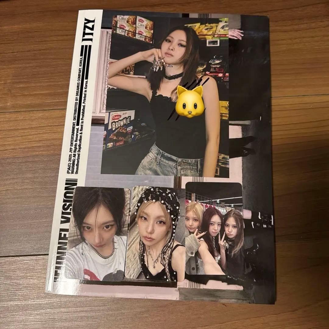 【US限定】Itzy tunnel vision サイン Ryujin リュジン