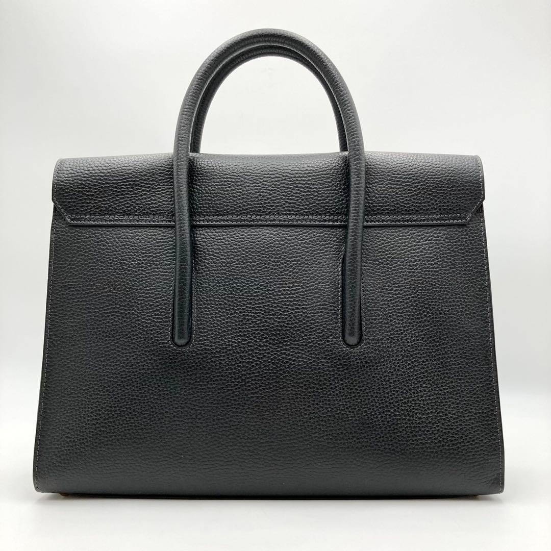 ちくわぶ✨トフ&ロードストーン デボネア ビジネスバッグ 黒 レザー 仕事