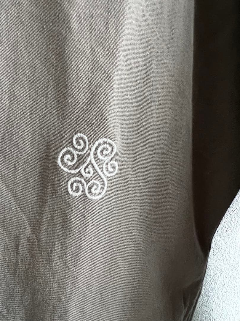 REMILLA レミーラ : 長袖ボタンダウン ドルマンツイルシャツ GRAY