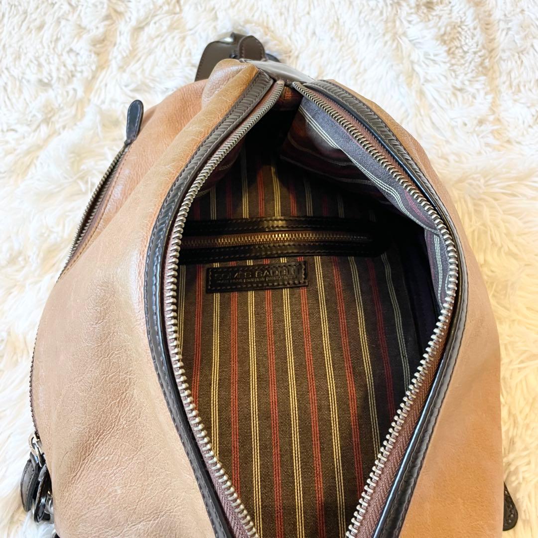 良品★ソメスサドル レザー 本革 ボディーバッグ キャメル