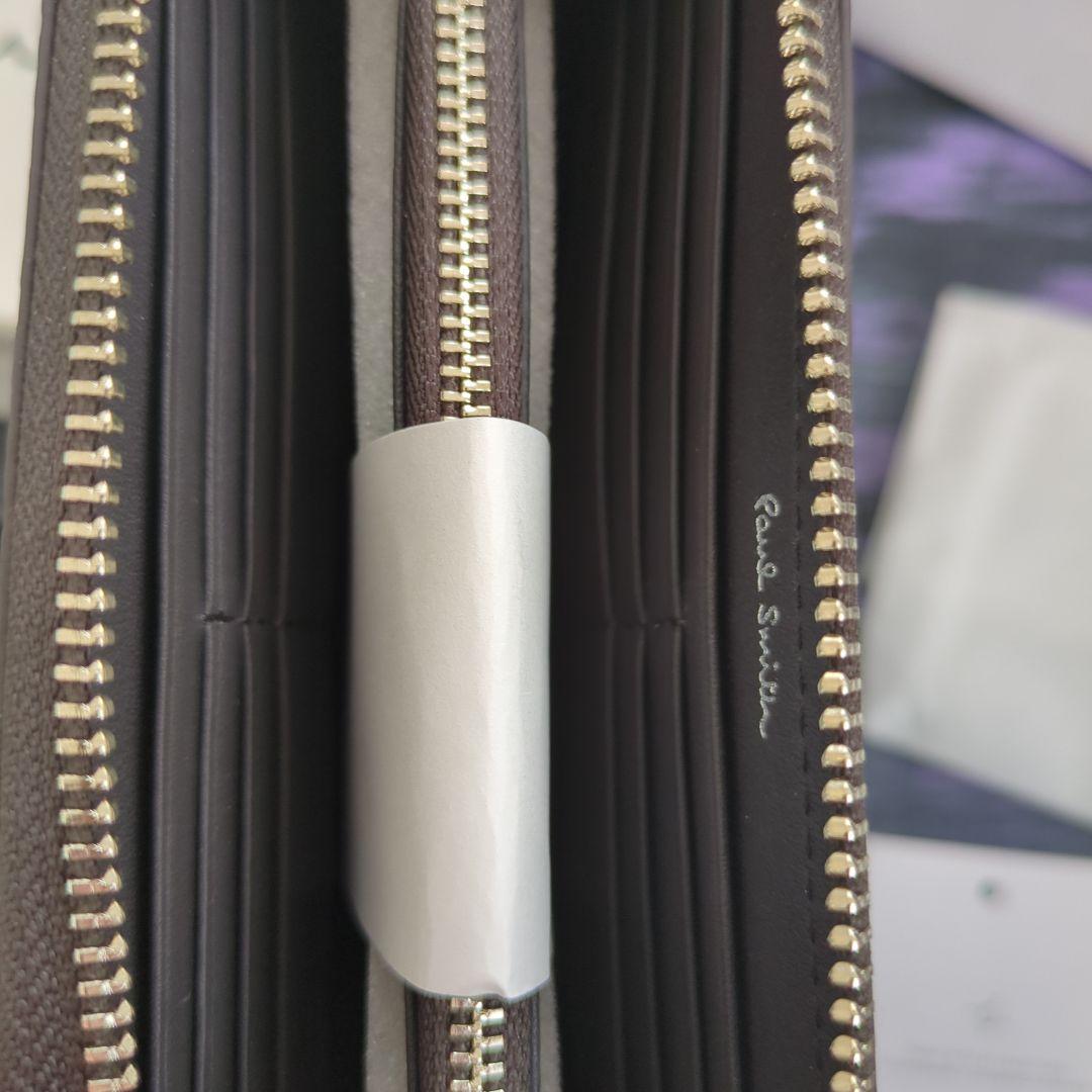 【新品未使用】Paul Smith ブラック長財布ラウンドファスナー