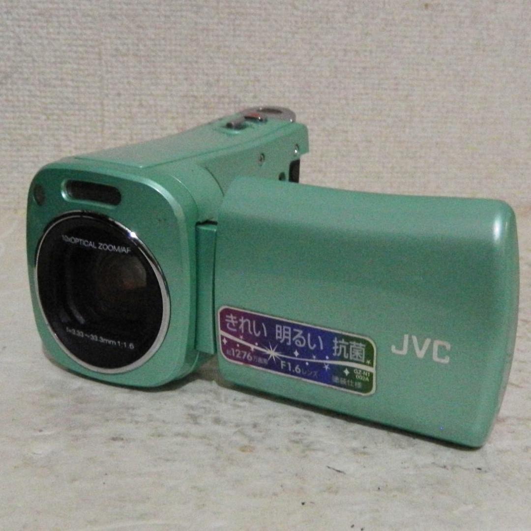 動作品 JVC GZ-N1 美品 超小型 HD 8GB内蔵 裏面照射CMOS