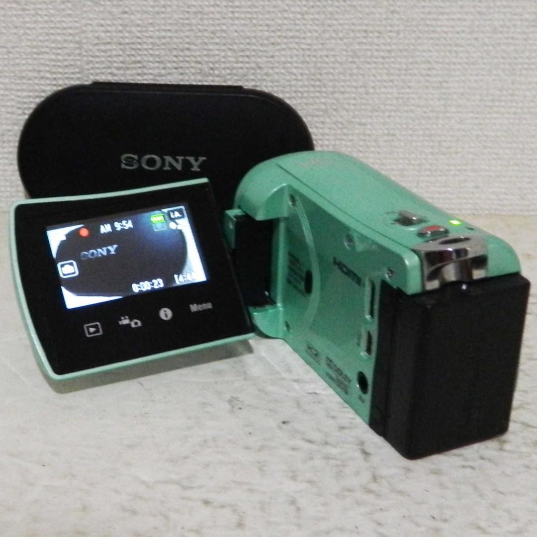 動作品 JVC GZ-N1 美品 超小型 HD 8GB内蔵 裏面照射CMOS