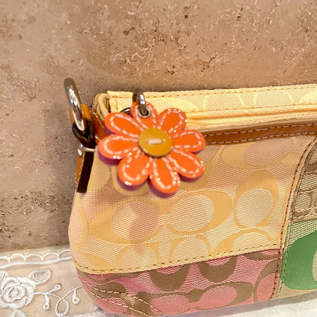 Coach Signature Patchwork Mini Bag☆未使用品☆