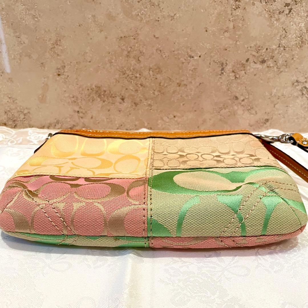 Coach Signature Patchwork Mini Bag☆未使用品☆