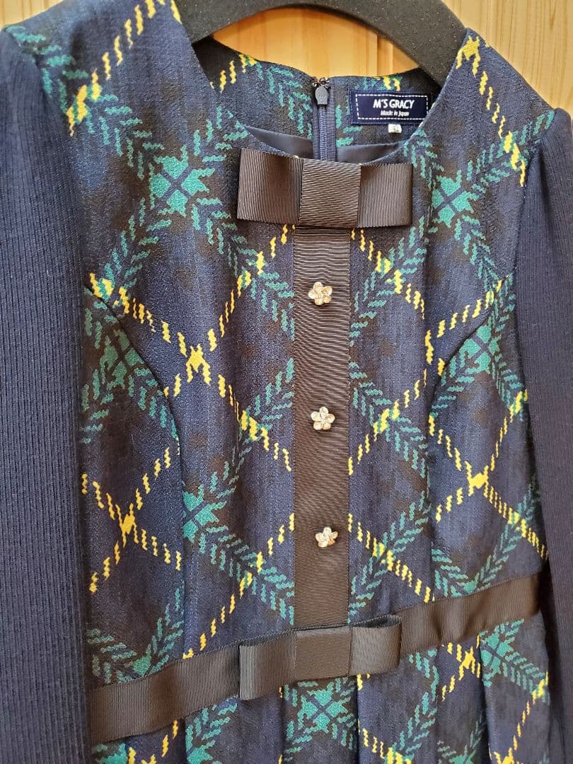 エムズグレイシー チェック柄ワンピース42