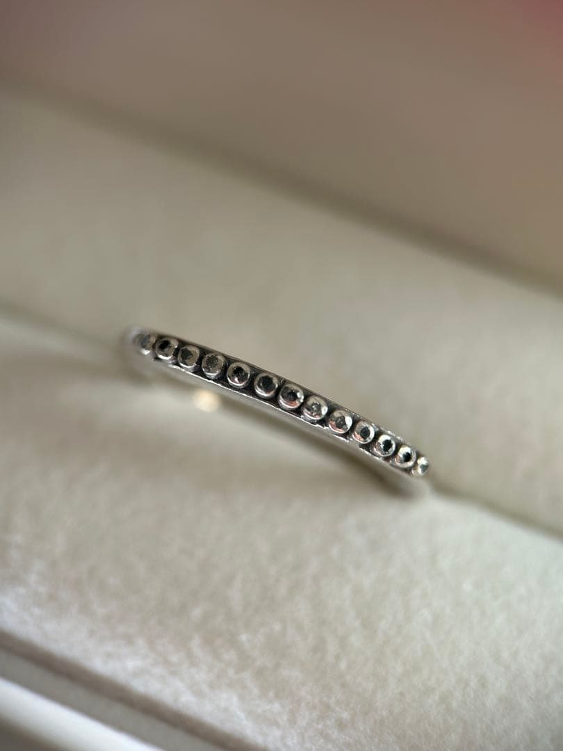 ロザマリア H.P.FRANCE シルバー925 ドットリング①