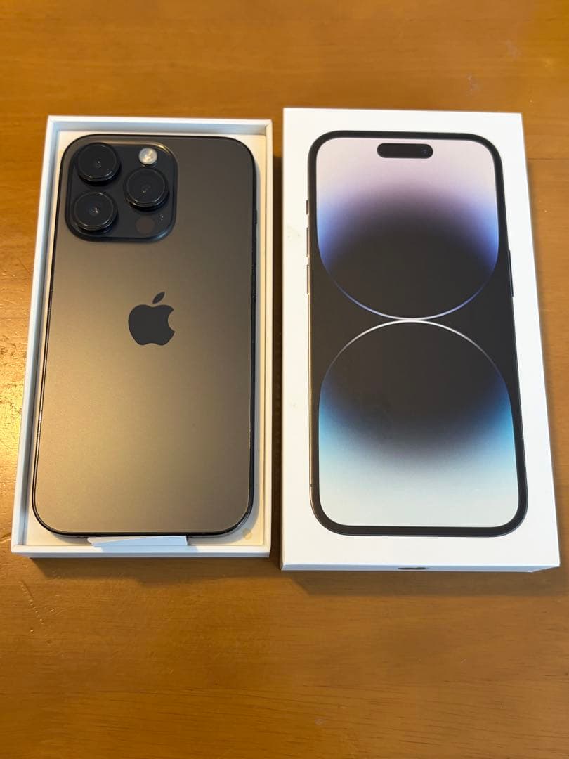 【美品】iPhone 14 Pro 128GB SIMフリー 箱・純正ケーブル付
