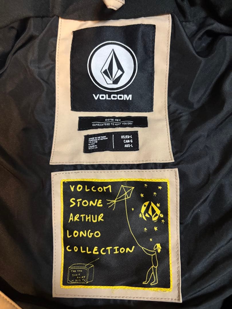 新品VOLCOM LONGO GORE-TEX JK Lサイズ