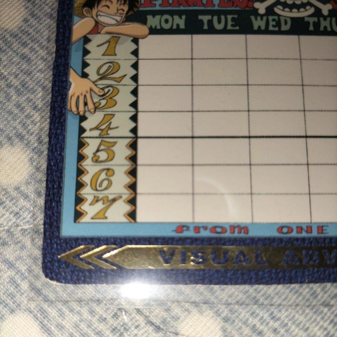 【希少】ワンピースビジュアルアドベンチャーカード 時間割表カード