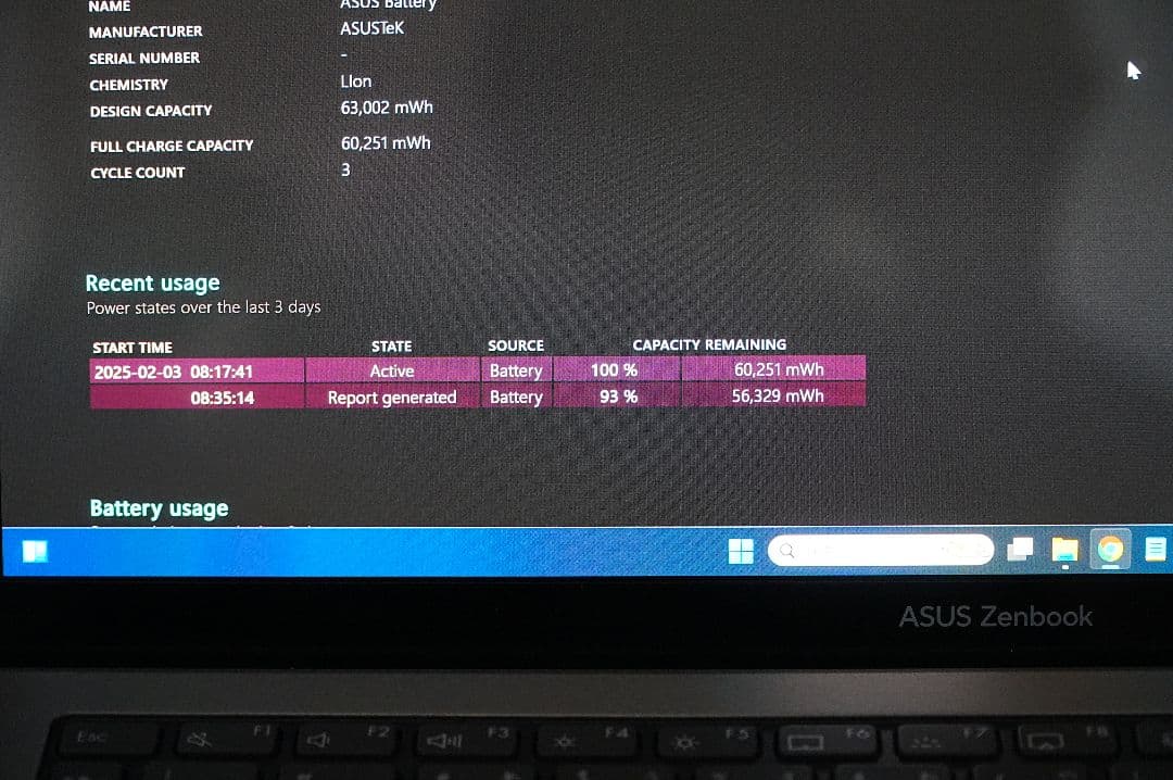 ASUS ZenBook S 13 OLED 美品【バッテリー93%】