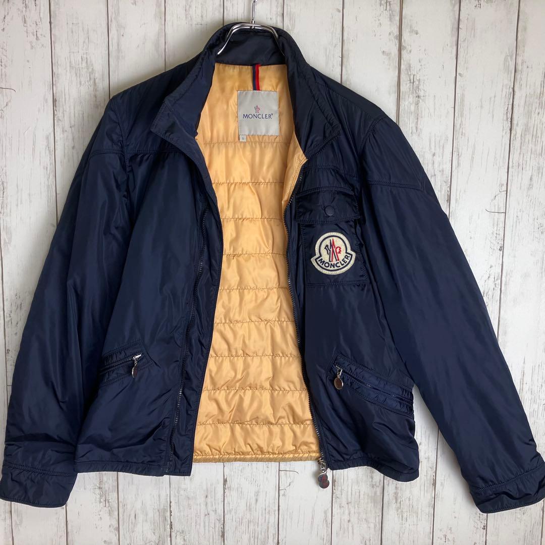 【✨超お買得】モンクレール　MONCLER ナイロン　ダウンジャケット　胸ロゴ