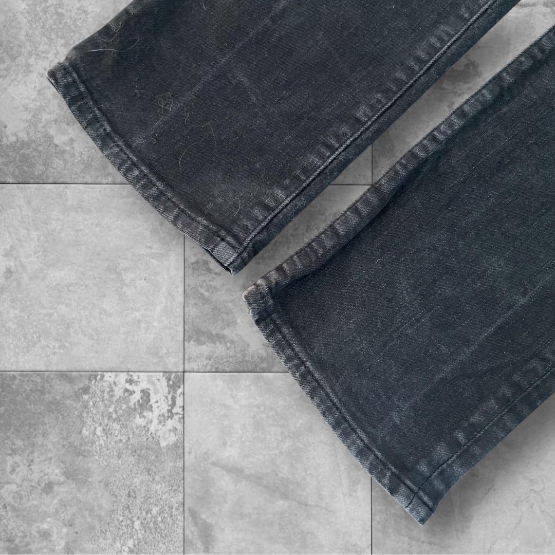 ディオールオム スリムストレート ブラックウォッシュ デニム 29インチ