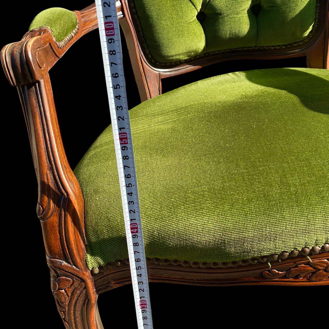 アンティーク　ロココ調　椅子　Ｂ