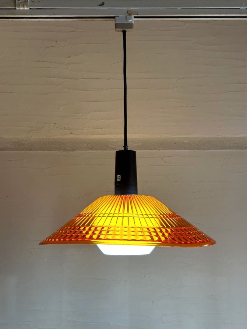 スペースエイジ　70s ナショナル　ペンダントライト　蛍光灯　レトロポップ