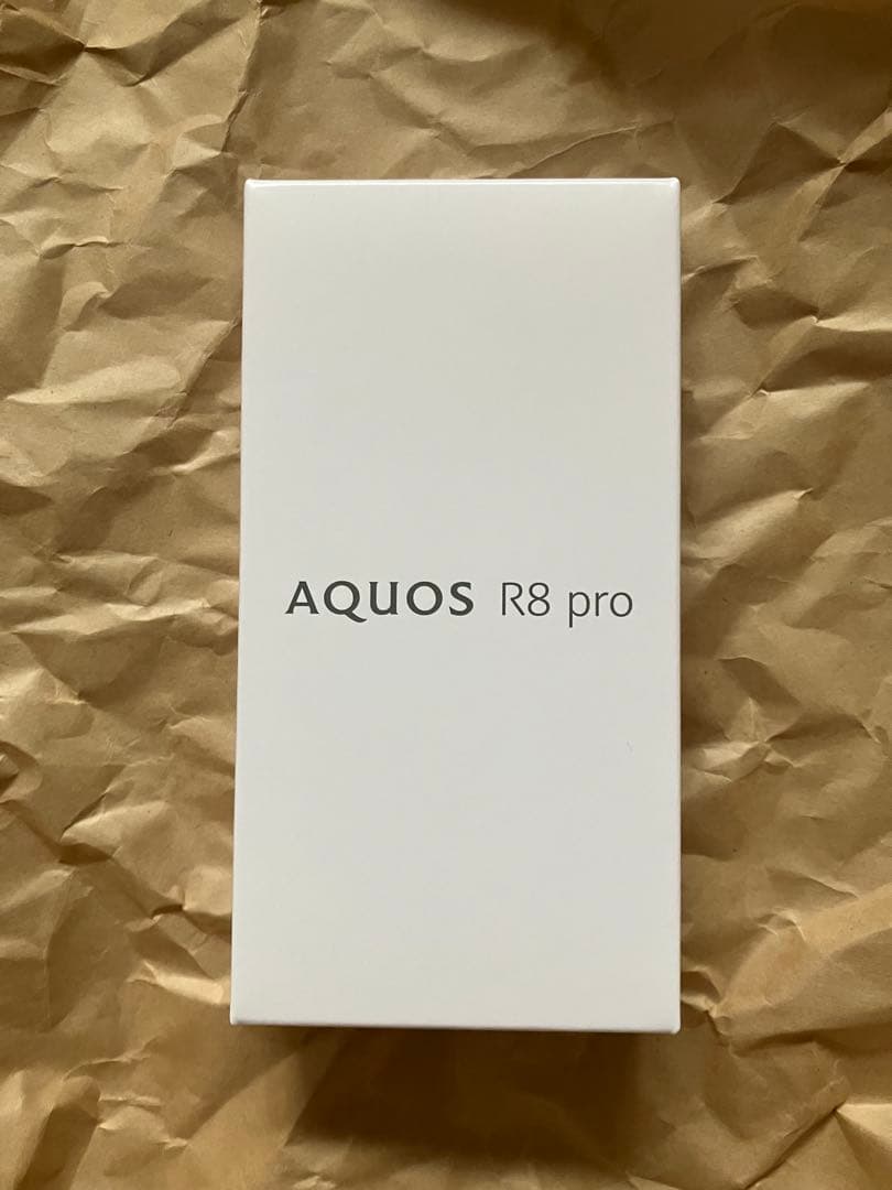 【新品未開封】AQUOS R8 pro SIMフリー ブラック（SH-R80P）