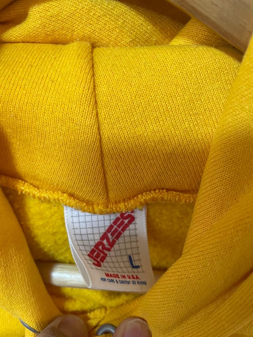 80s 90s USA製　jerzees ディズニー ミッキー　白足　 パーカー