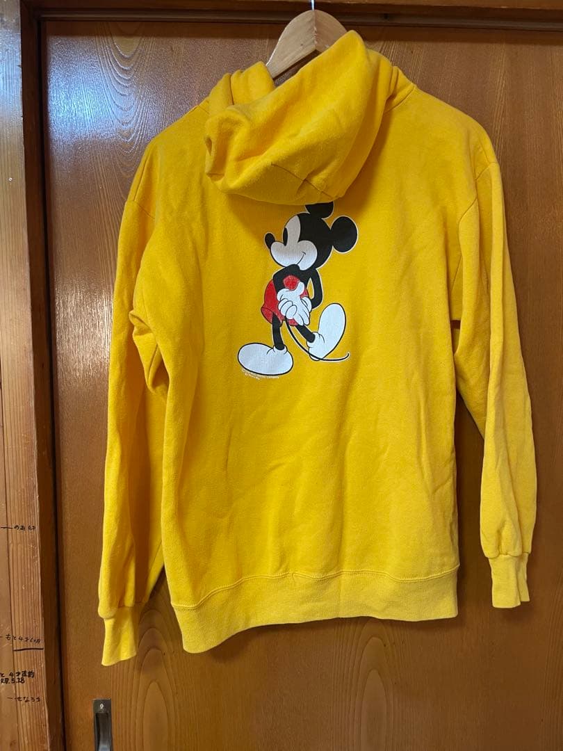 80s 90s USA製　jerzees ディズニー ミッキー　白足　 パーカー