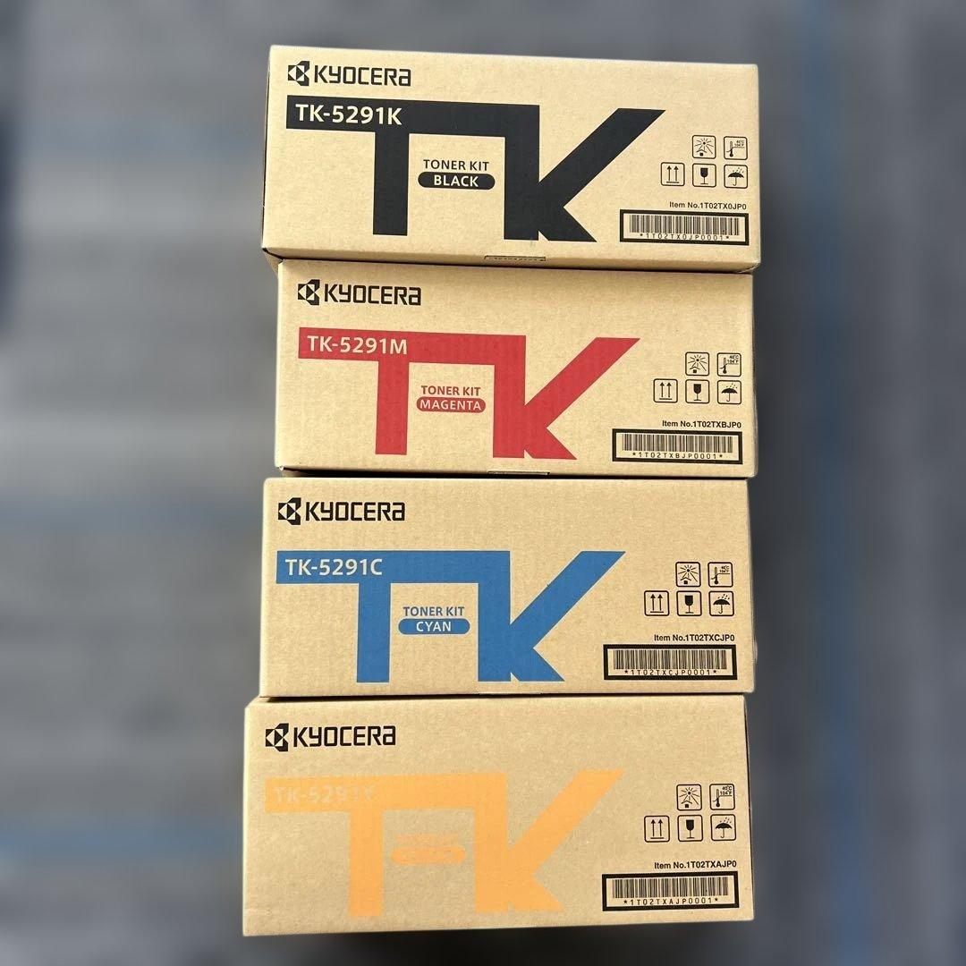 Kyocera TK-5291 トナーカートリッジ4色セット