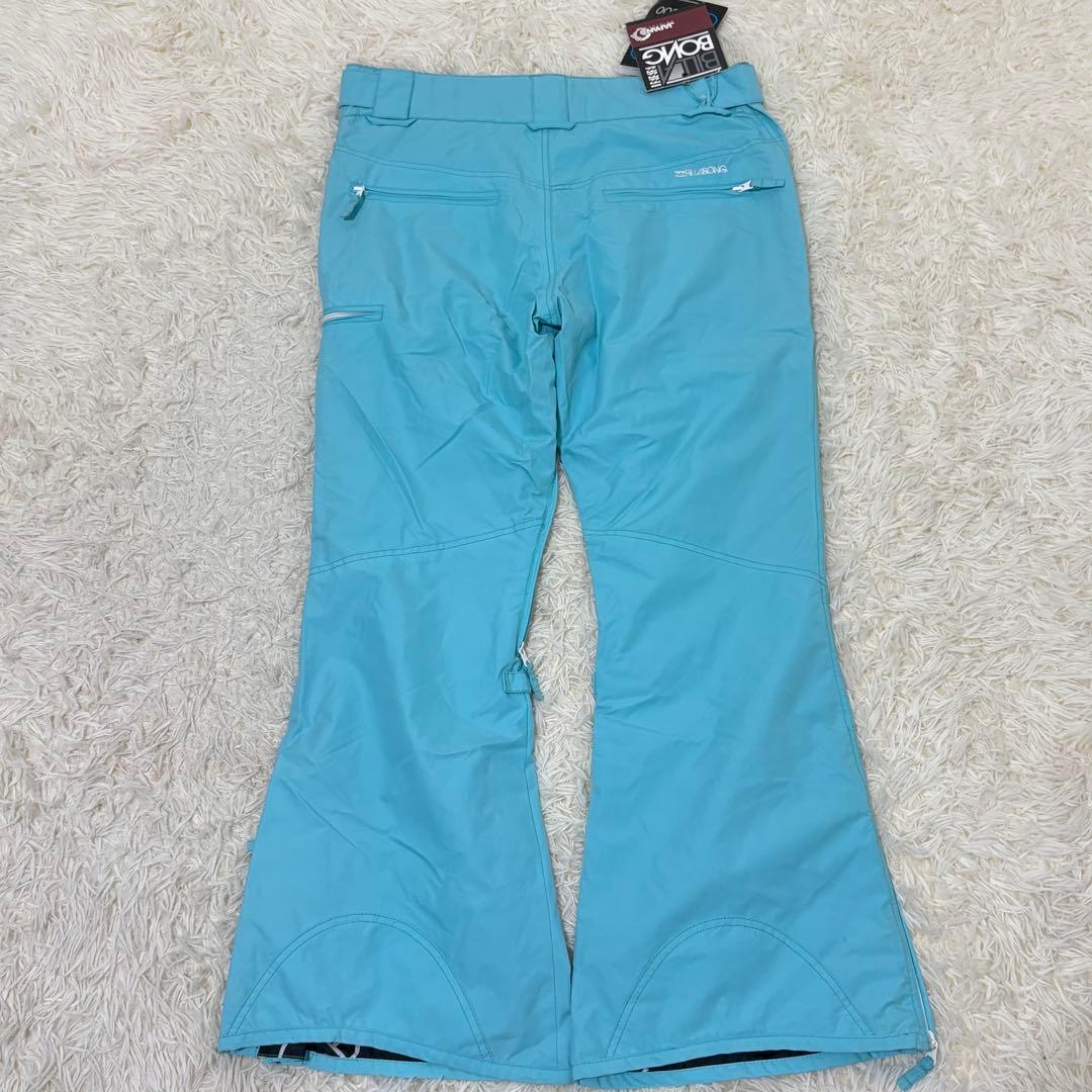 新品 BILLA BONG ボードウェア スキーウェアパンツのみ 青 L フレア