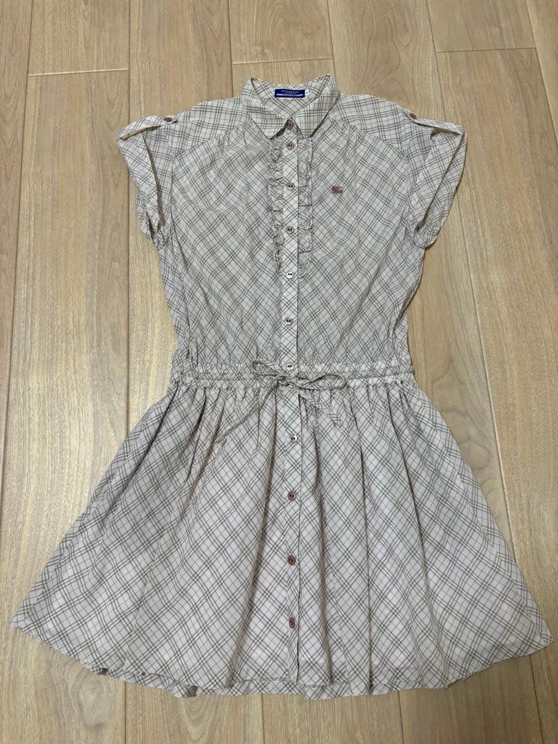 d*7様 Burberry Bule Label ノバチェック柄 ワンピース ス