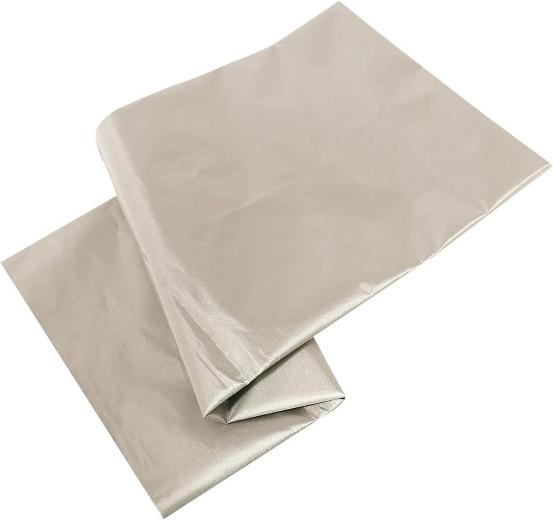 108×100㎝電磁波防止シート 電波カット シルバー DIY可能 カット可能