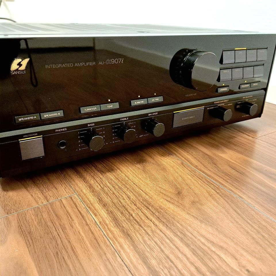 SANSUI AU-α907i 最高峰プリメインアンプ｜通電可・ランプ点灯確認済