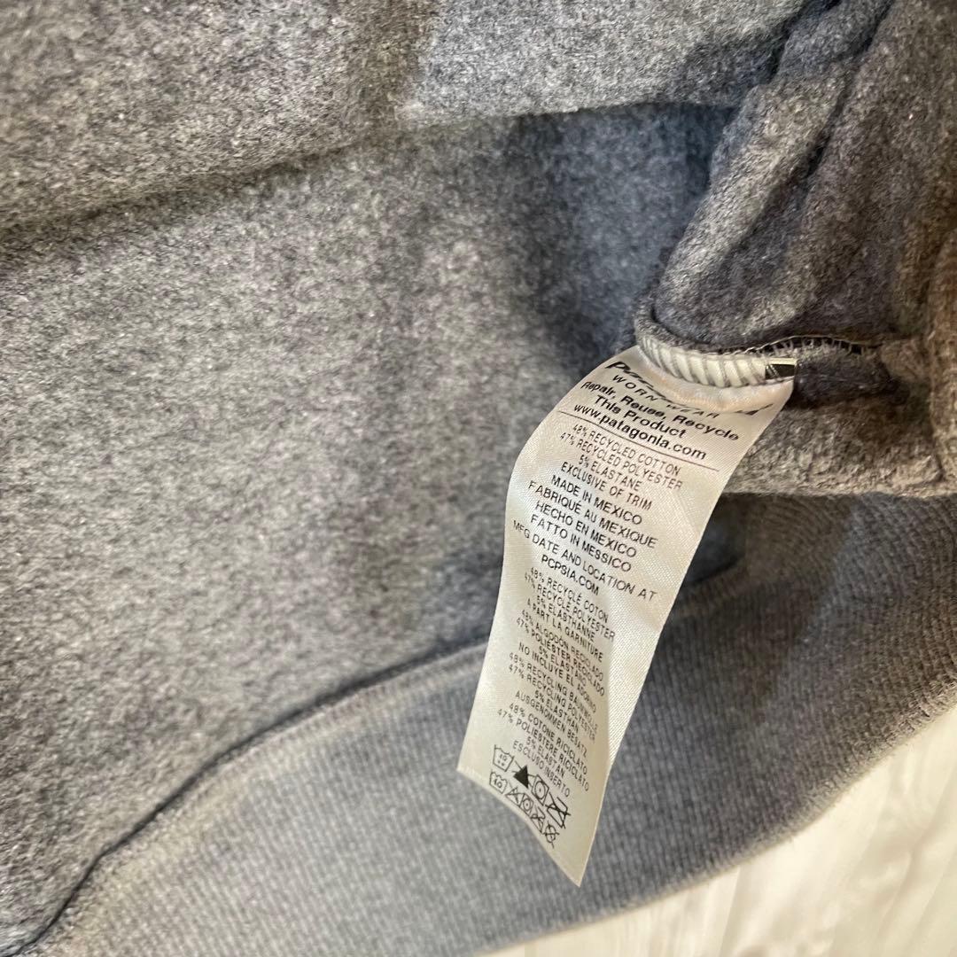 パタゴニア　フーディパーカー　スウェット　メンズXL　グレー　メキシコ製　古着