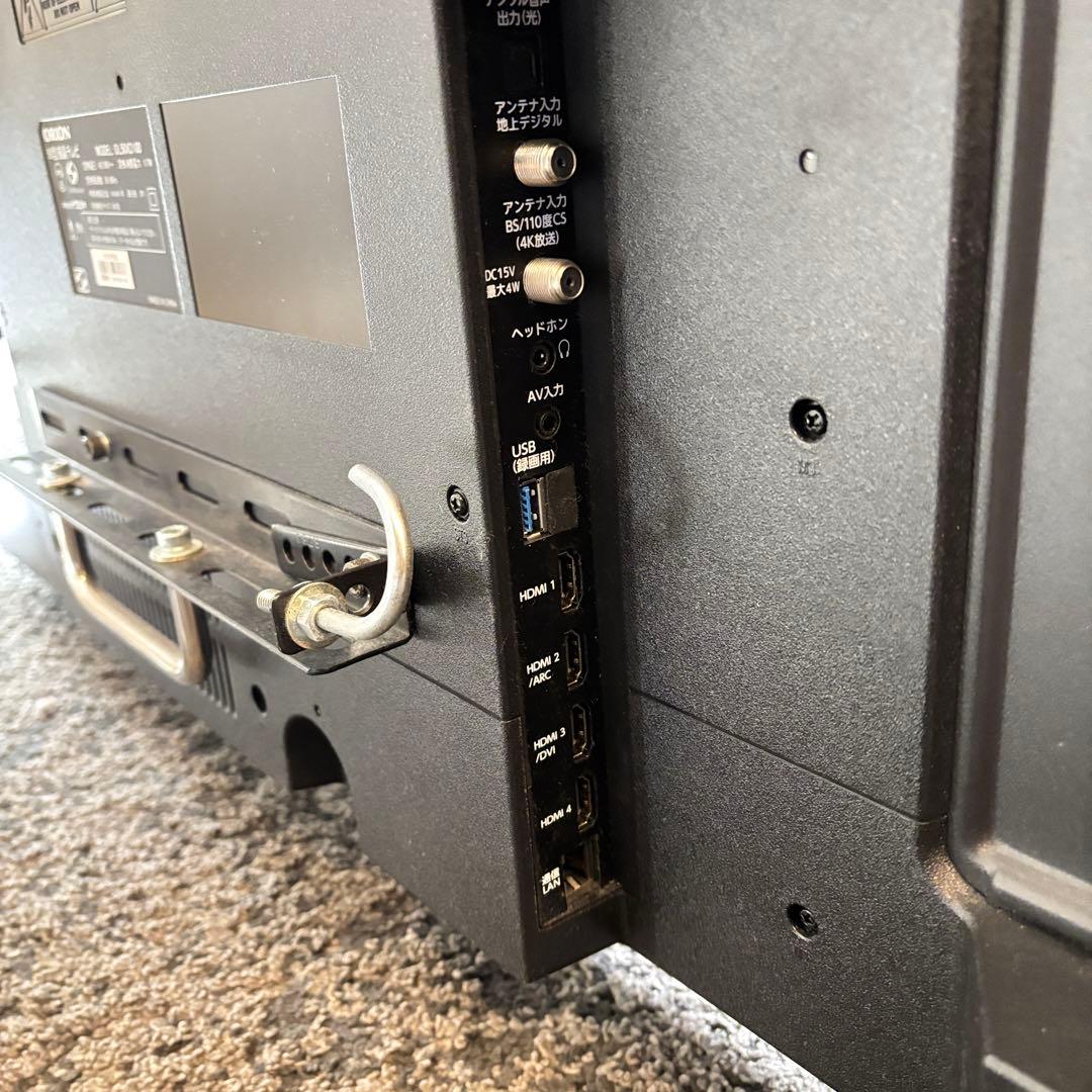 4K 液晶テレビ ORION OL50XD100 2020年製　美品