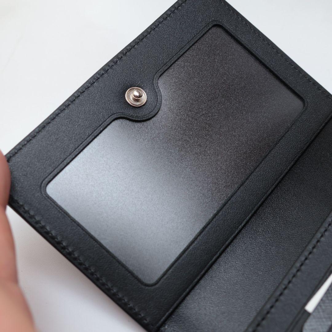 未使用 モンブラン MONTBLANC ブラックレザー 名刺入れ カードケース