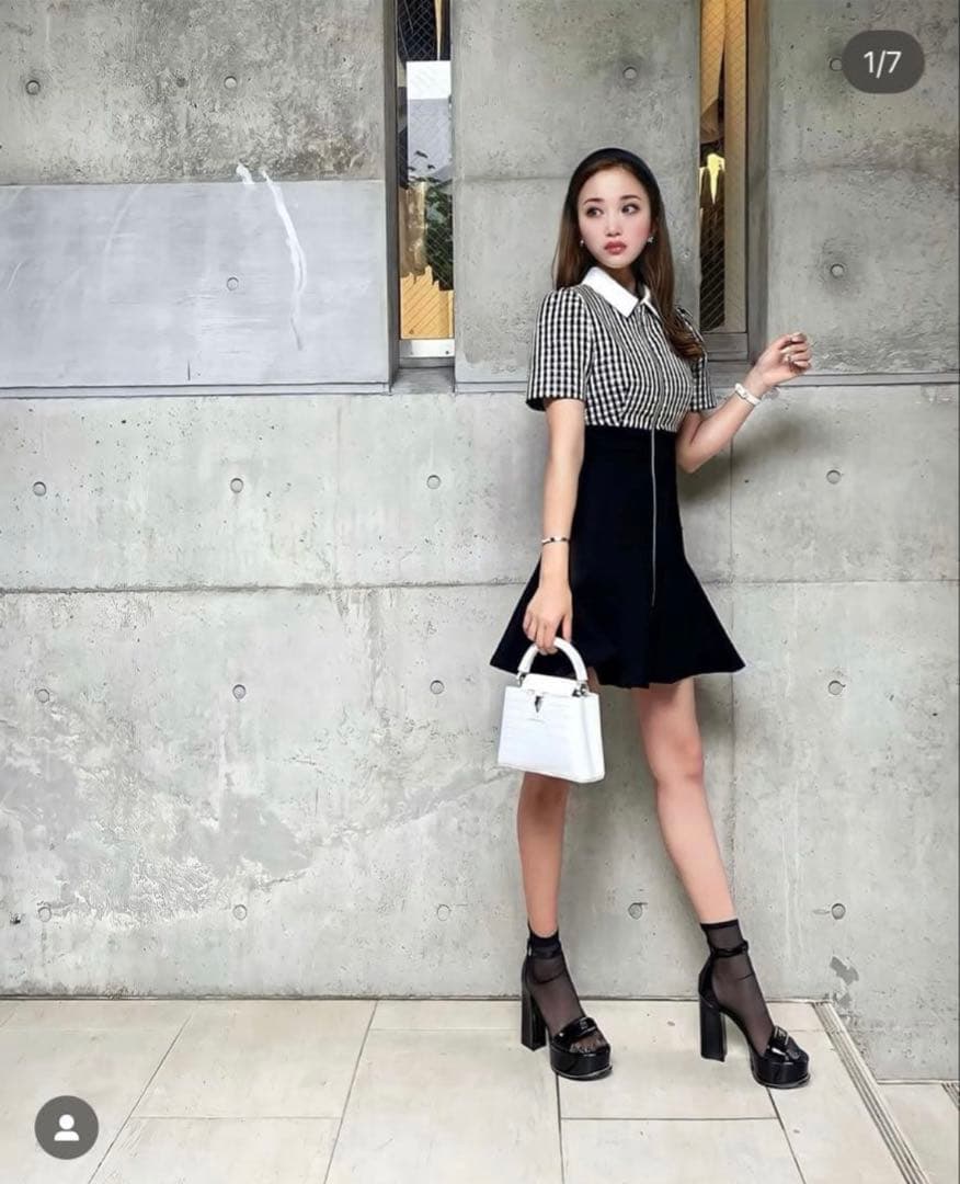 sheller 襟付き ワンピース