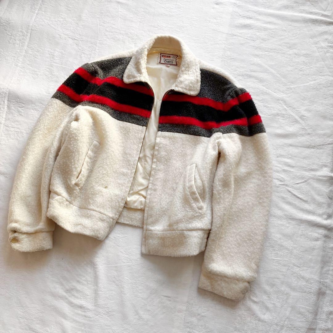 ジャケット・アウター USA 50s-60s CAMPUS wool sport jacket