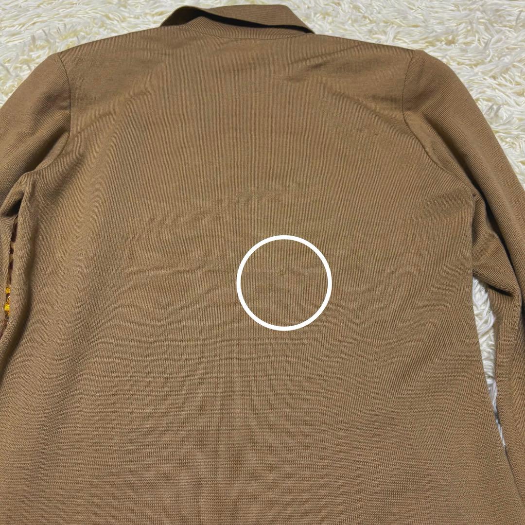 セリーヌ　CELINE スカーフ柄　チェーン柄　ニット　金ボタン　セーター