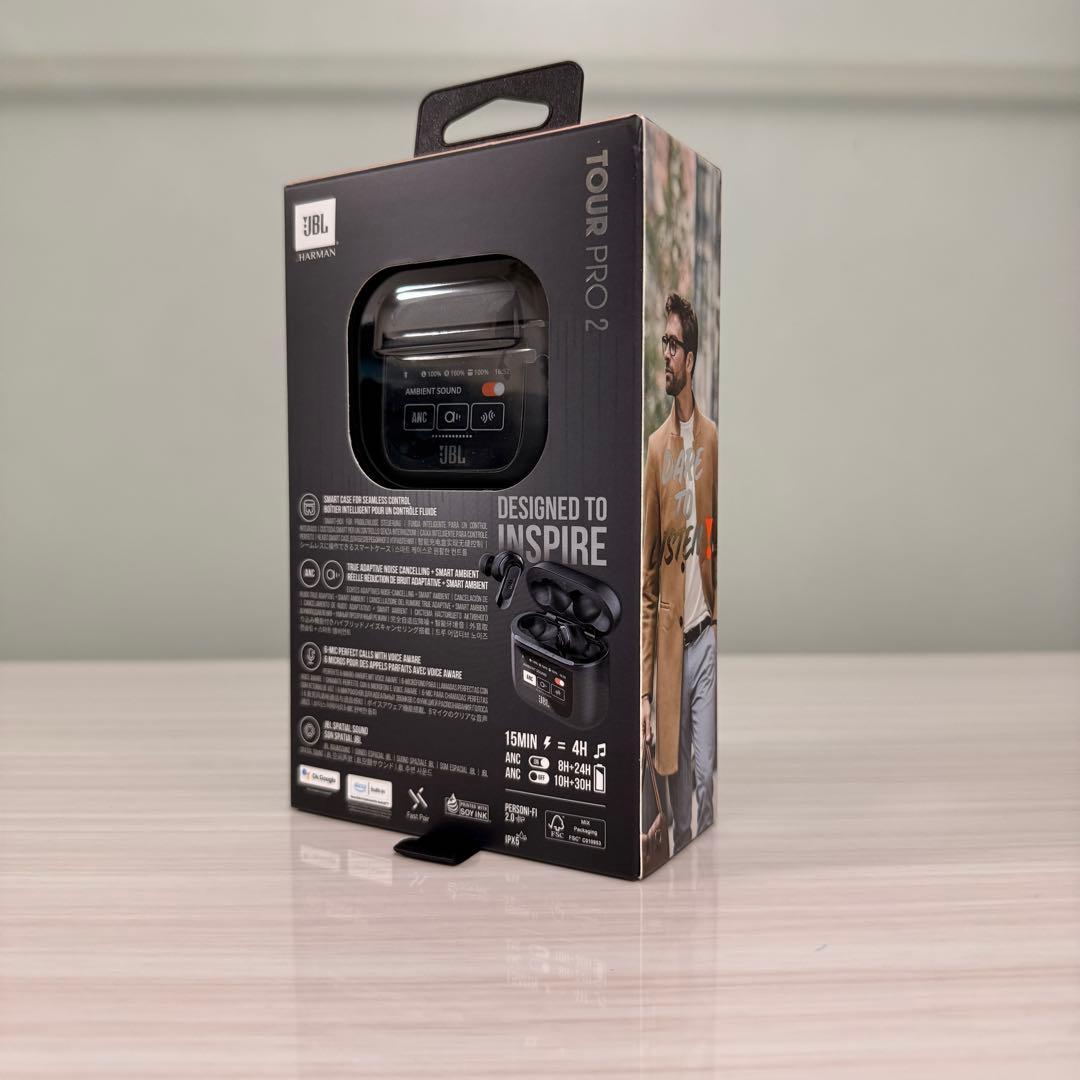 【美品】JBL TOUR PRO 2 ワイヤレスイヤホン 【完品】