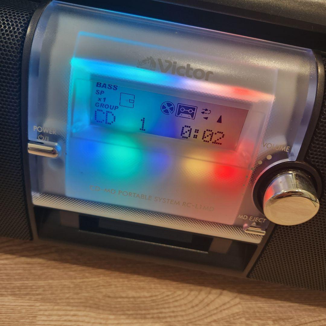 動作品　Victor CD・MDポータブルシステム RC-L1MD