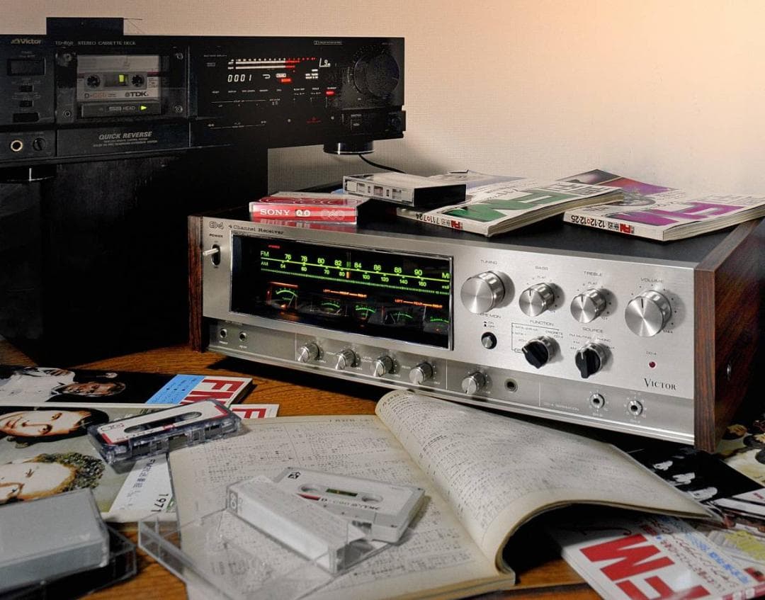 ★VICTOR GX-500 趣向あふれる堂々たる構えの大型レシーバ―♪