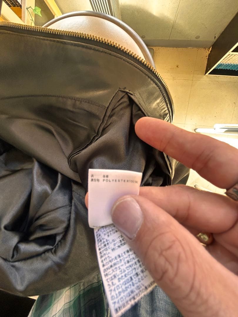 BEAUTY&YOUTH ブラック　ラムレザーシングルライダース　Lサイズ