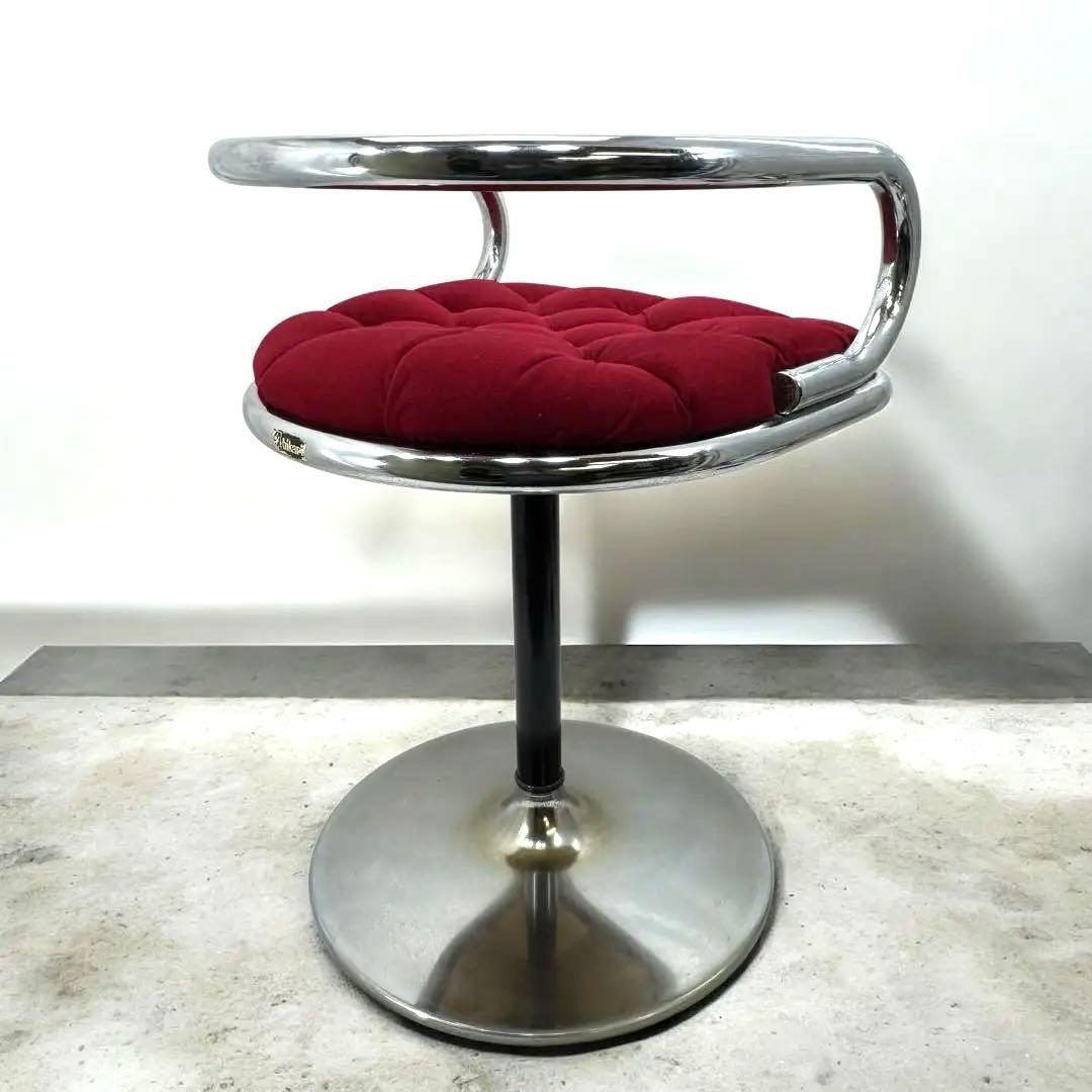 光製作所 hikari ベロア バー カウンター 回転チェア 昭和レトロ