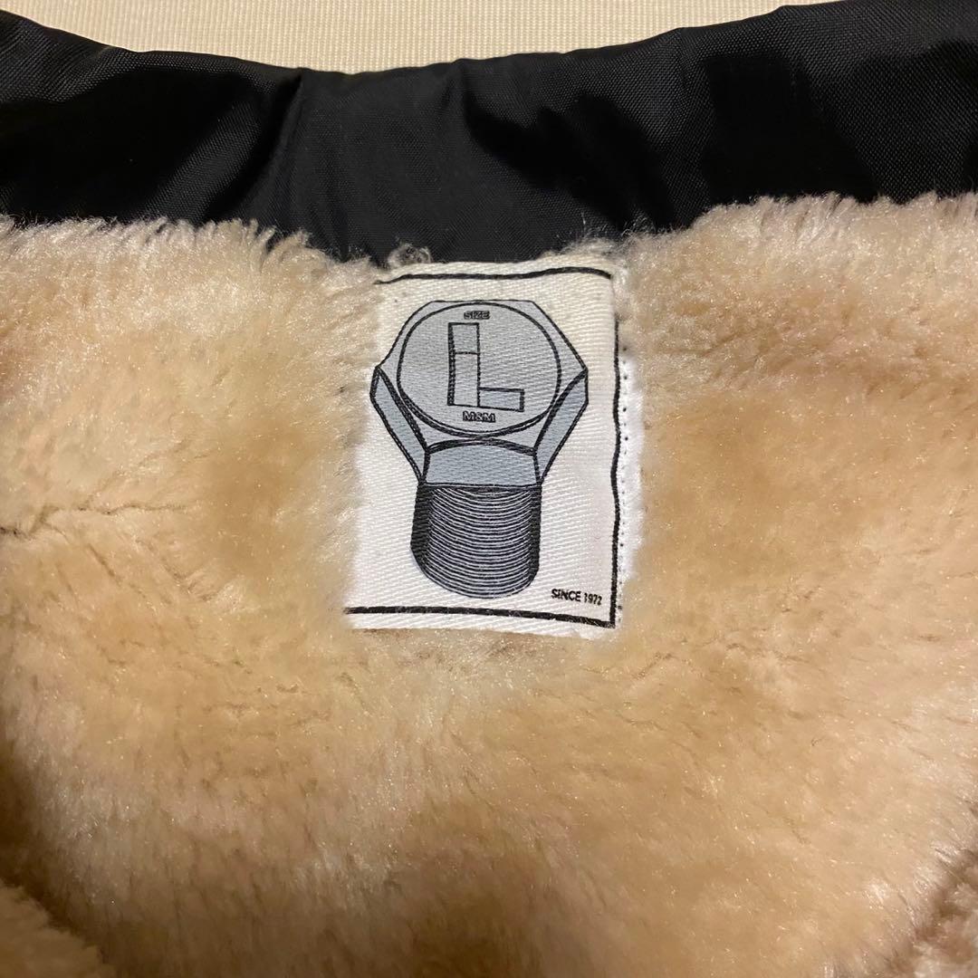 M&M CUSTOM PERFORMANCE ボアコーチジャケット 黒L 美品