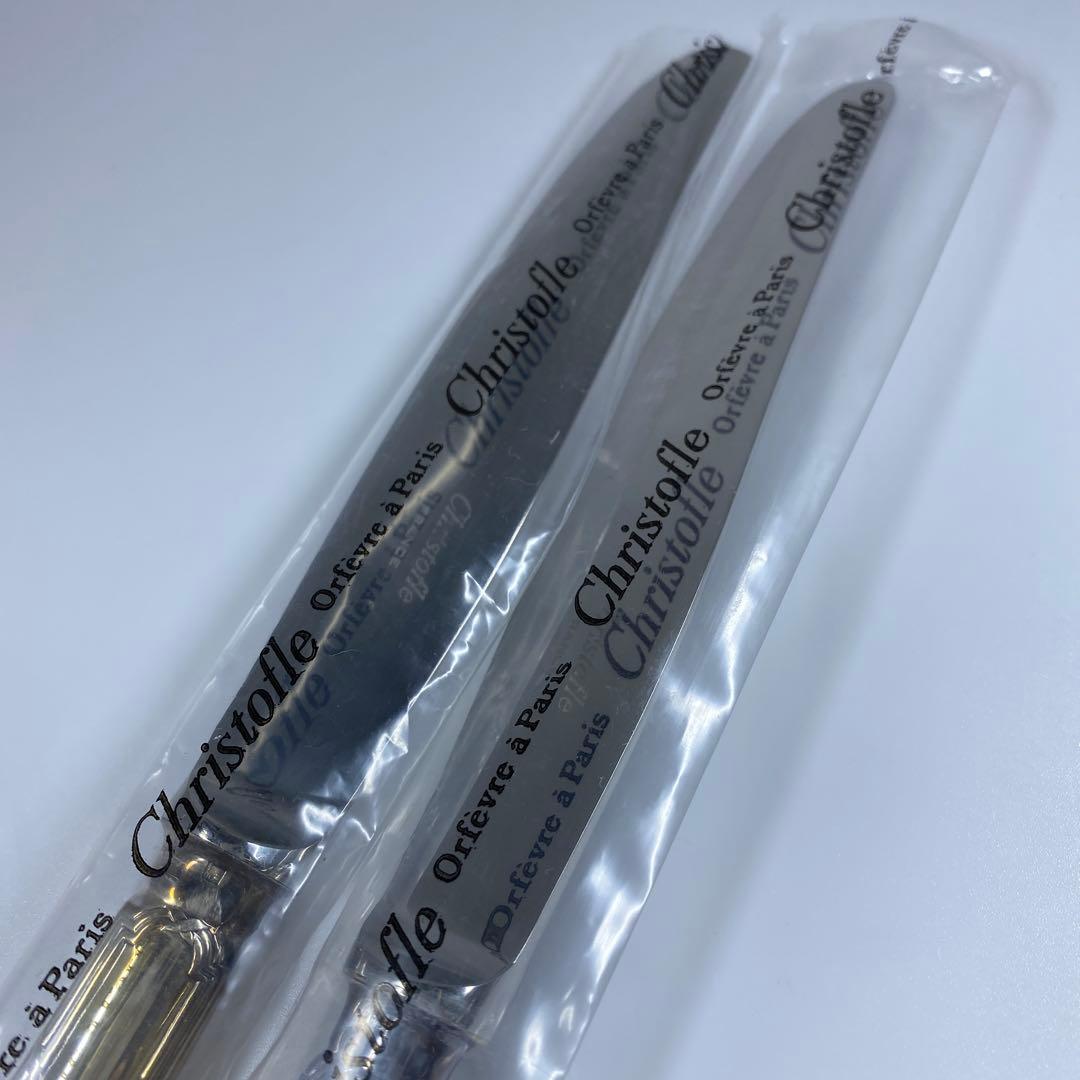 未使用品　クリストフルディナー　スプーン　フォーク　6本　共箱　557g トヒト