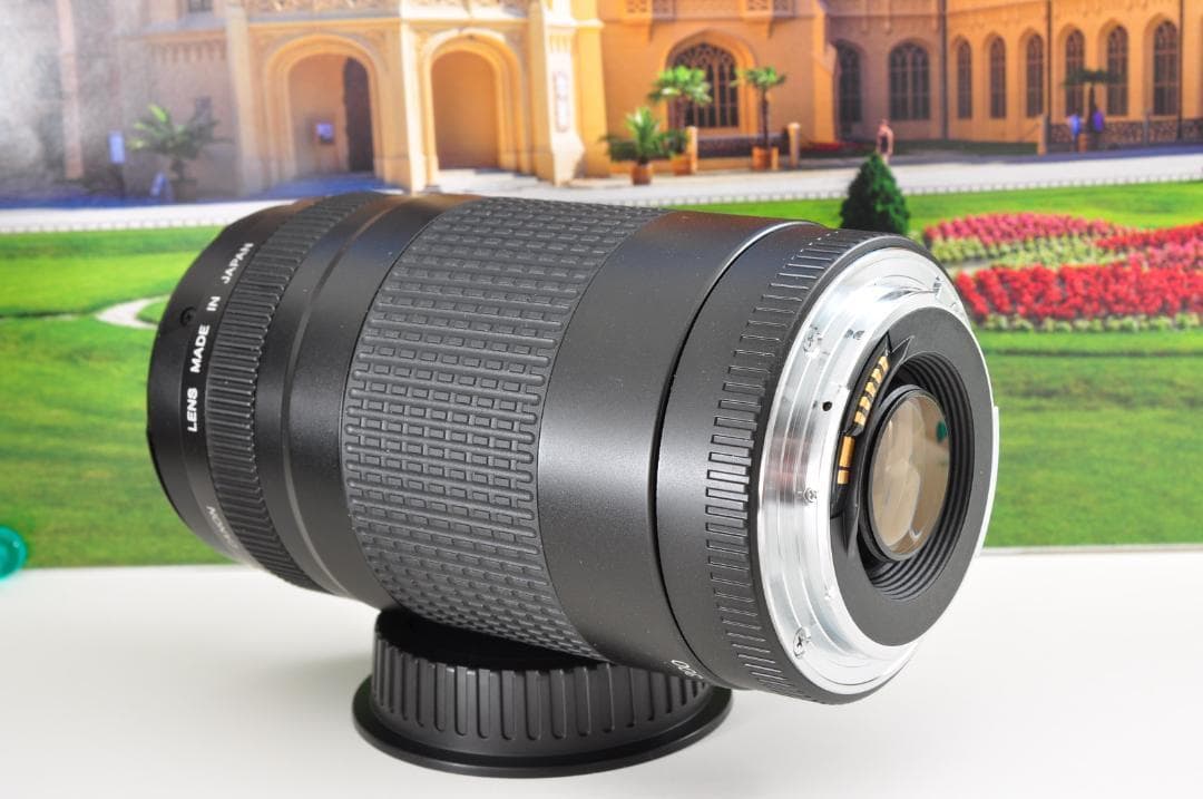 望遠レンズ キヤノン Canon 迫力の75-300mm レンズフード付き！