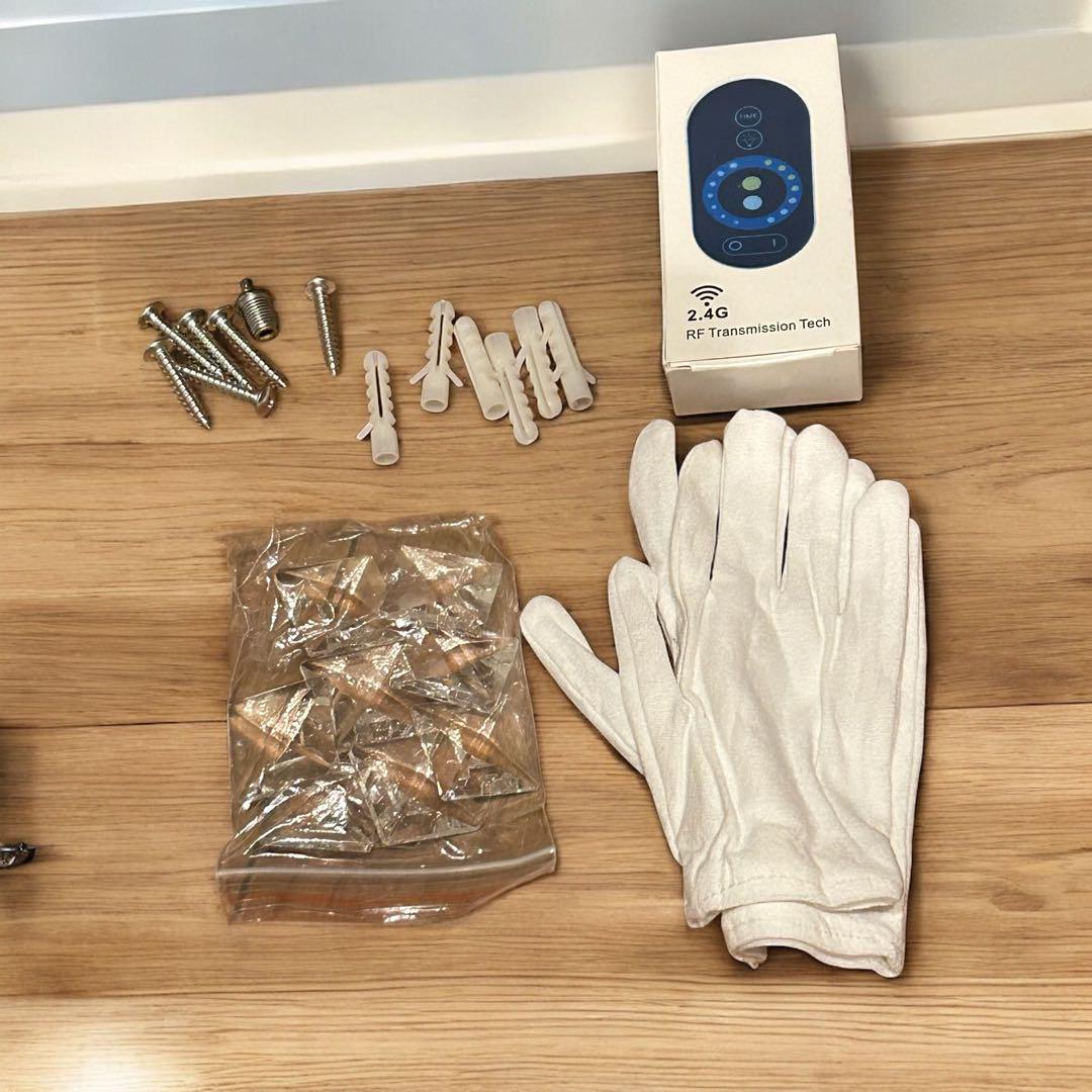 新品✨VALLKIN 3連リング LED ペンダントライト 調光 クリスタル