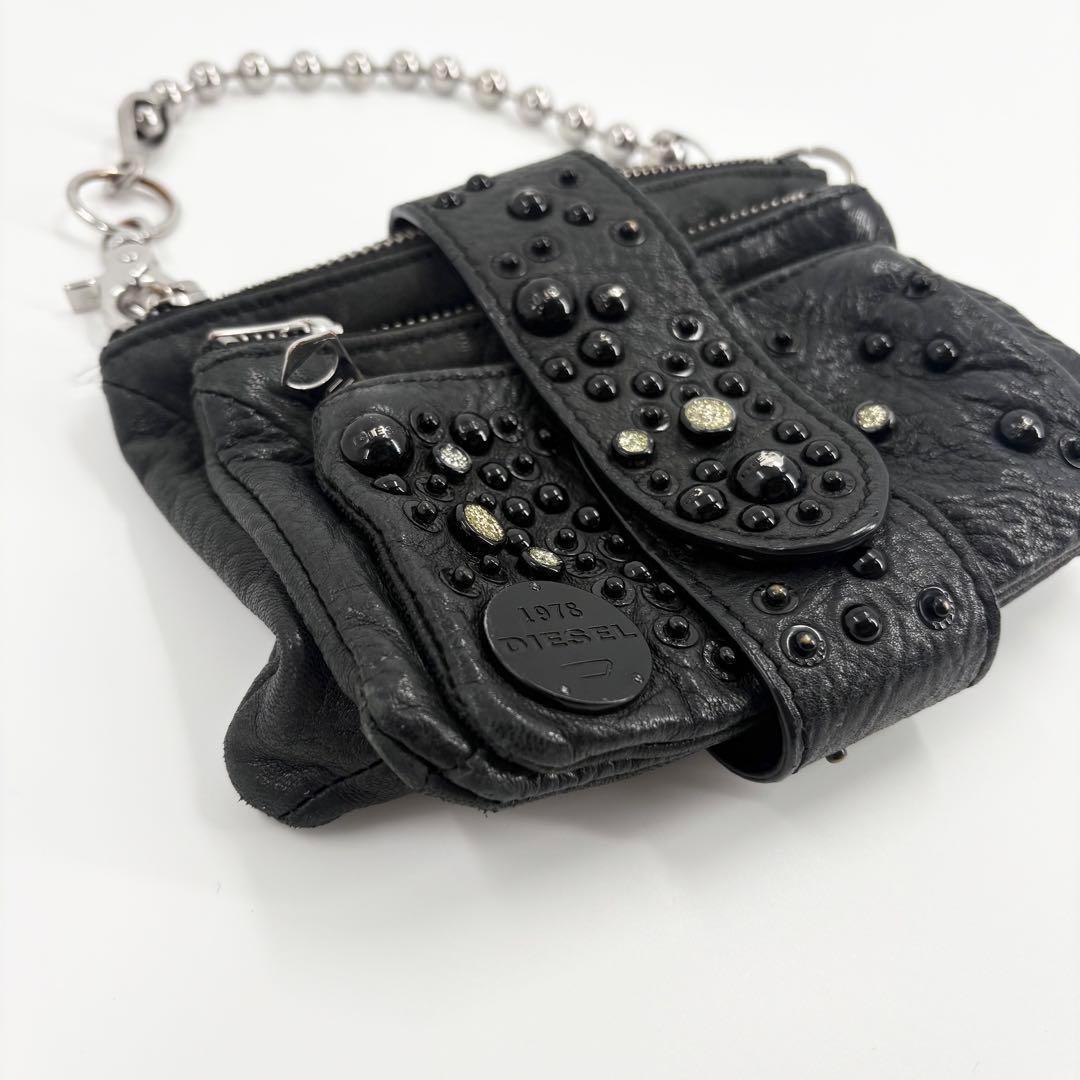archive “DIESEL” studs leather porch 483