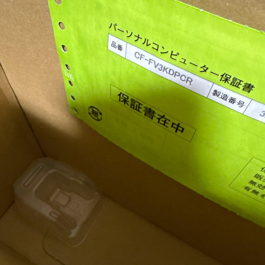 Panasonic CF-FV3KDPCR ノーPC 本体 Let’s note