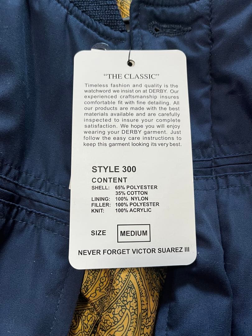 【新品未使用】ダービーオブサンフランシスコ 300クラシック　ネイビーM