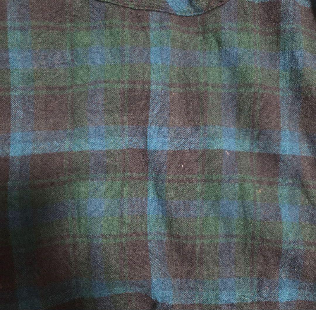 極上配色！60s ペンドルトン ボードシャツ L オンブレ　チェック シャドー