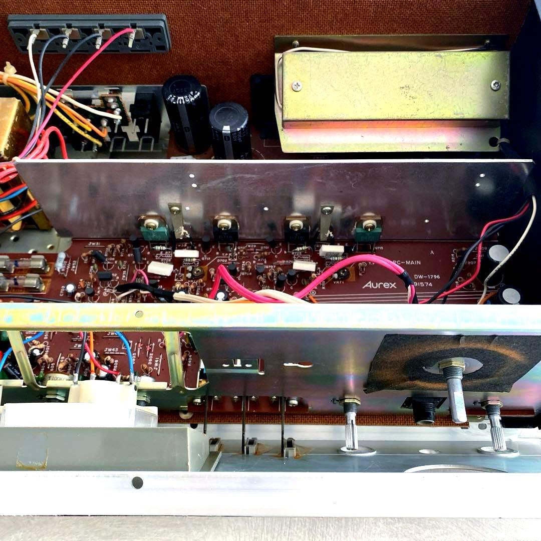 Aurex プリメインアンプ SB-135 動作品 オーレックス パワーメーター